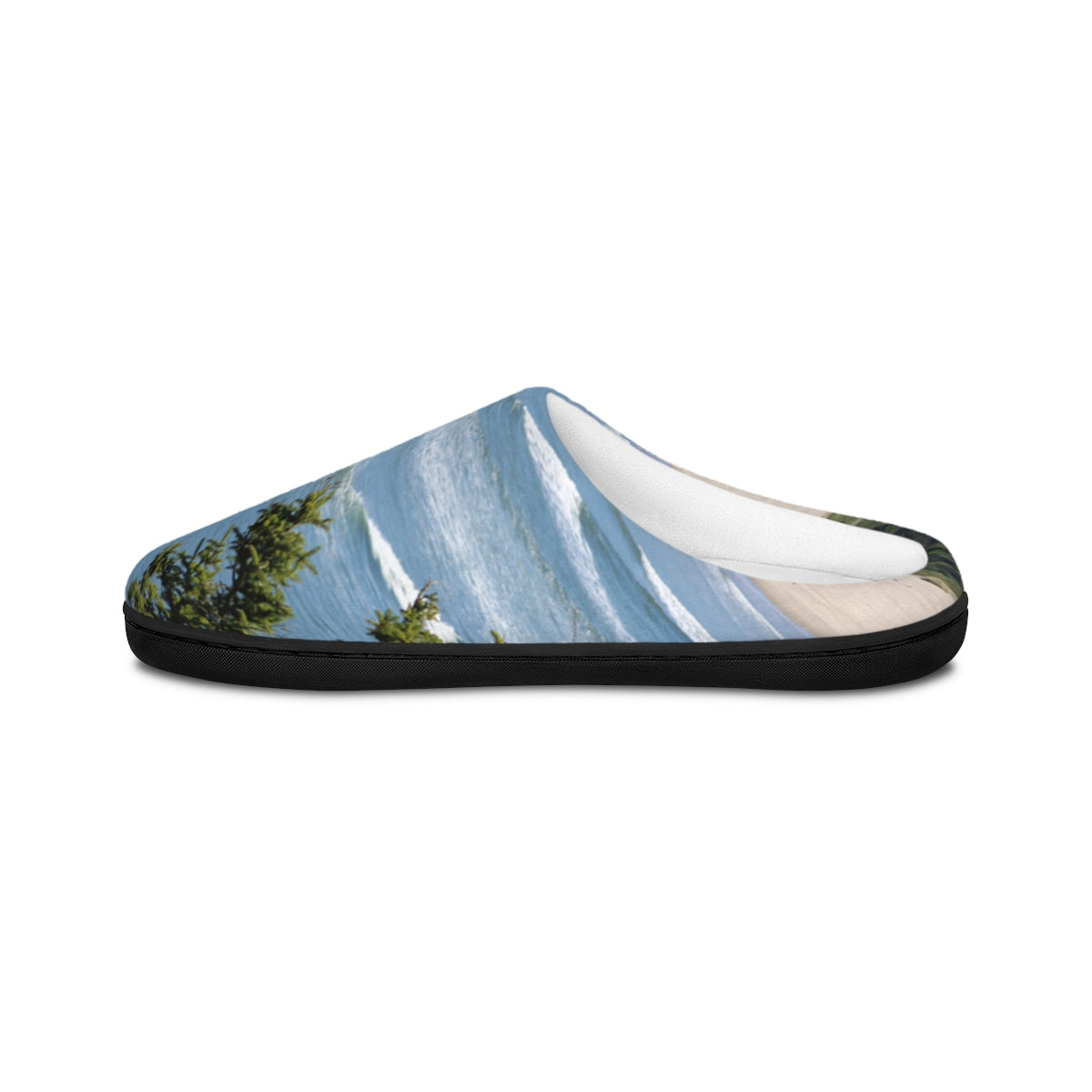 Coastal Waves Print Slip-On Shoes for Comfort