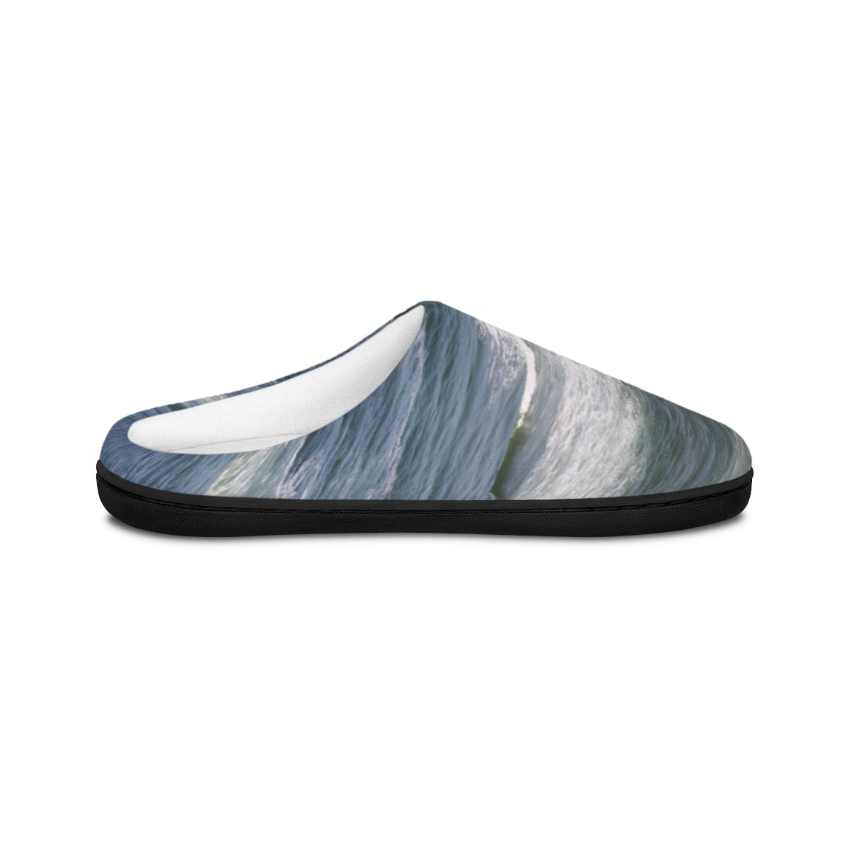 Ocean Wave Print Slip-On Comfortable Footwear