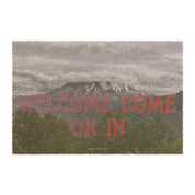 Welcome Come On In Mountain Scene Rug Product