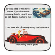 Save Money Insurance with Gecko Car Funny Sunshade