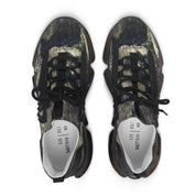 Stylish Camo Multi-Tonal Lace-Up Athletic Footwear