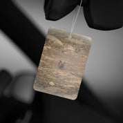 Scenic Butterfly Air Freshener Hanging in Car