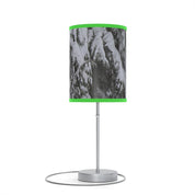 Illuminating Desk Lamp With Forest Snow Scene Design