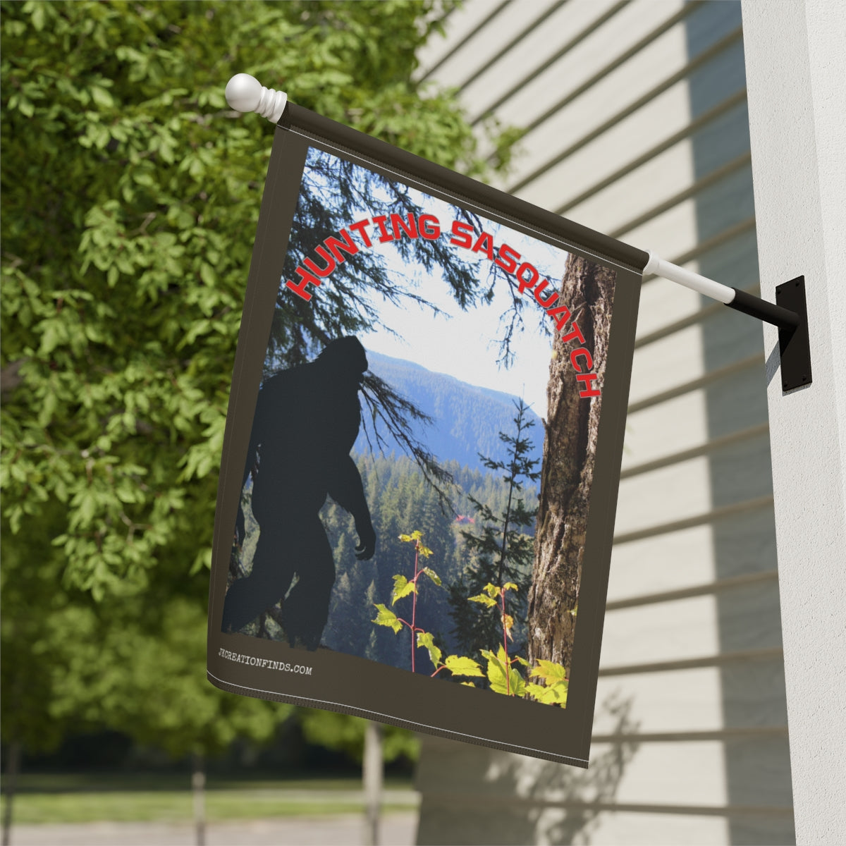 Hunting Sasquatch Sign Outdoor Seasonal Décor