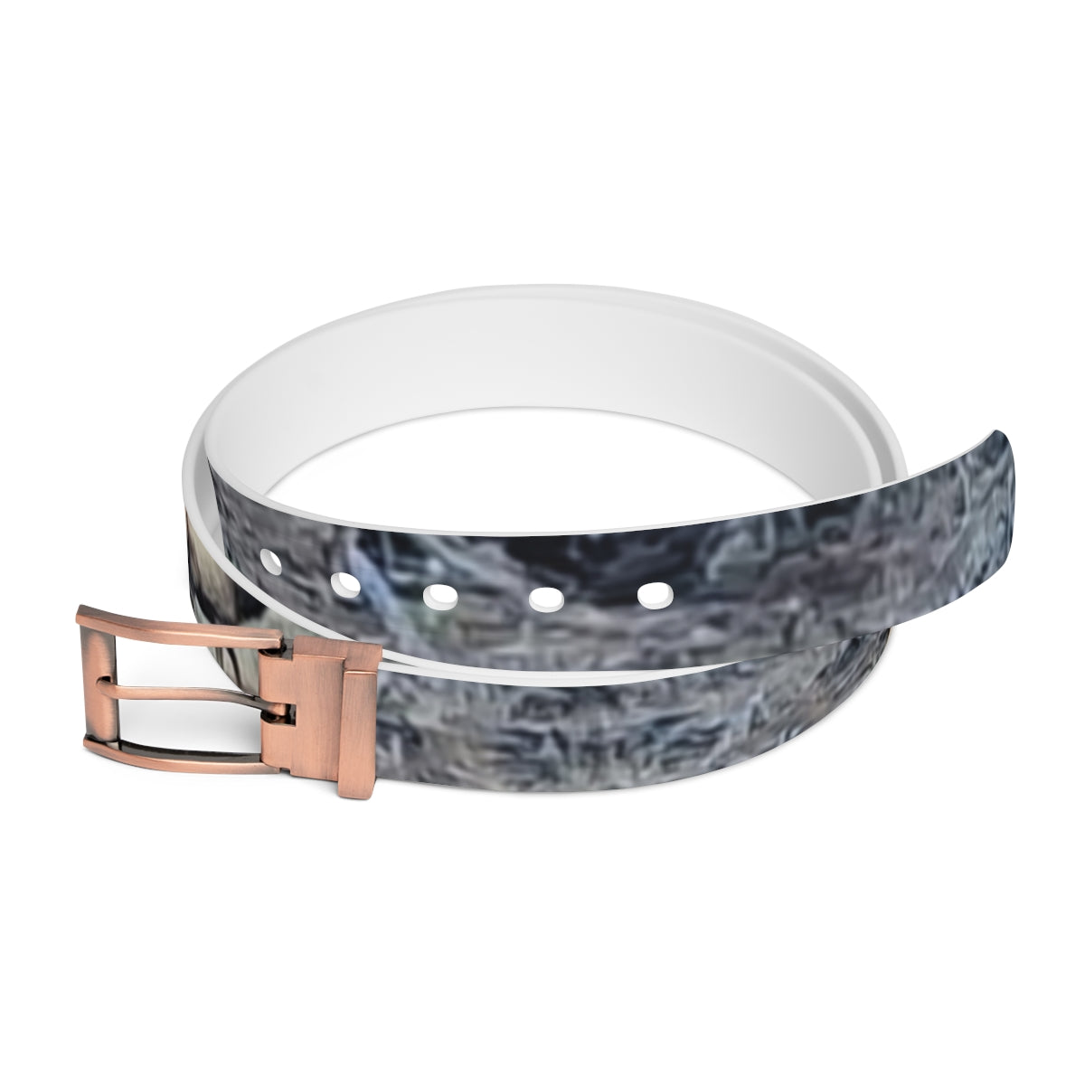 Stylish Belt with Textured Pattern Design and Buckle