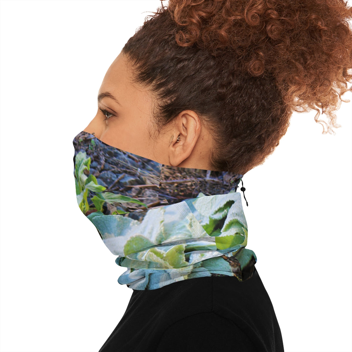 Vibrant Nature-Inspired Neck Gaiter for Outdoor Adventures