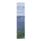 Mountain landscape with trees and clouds.