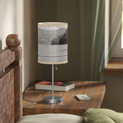 Modern table lamp with nature-inspired design lampshade
