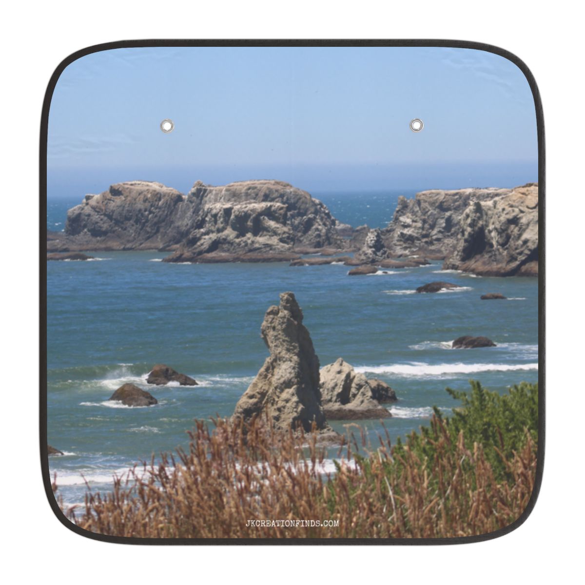 Coastal Landscape Car Window Sunshade Accessory