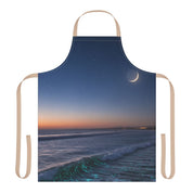 Ocean Sunset with Crescent Moon Apron