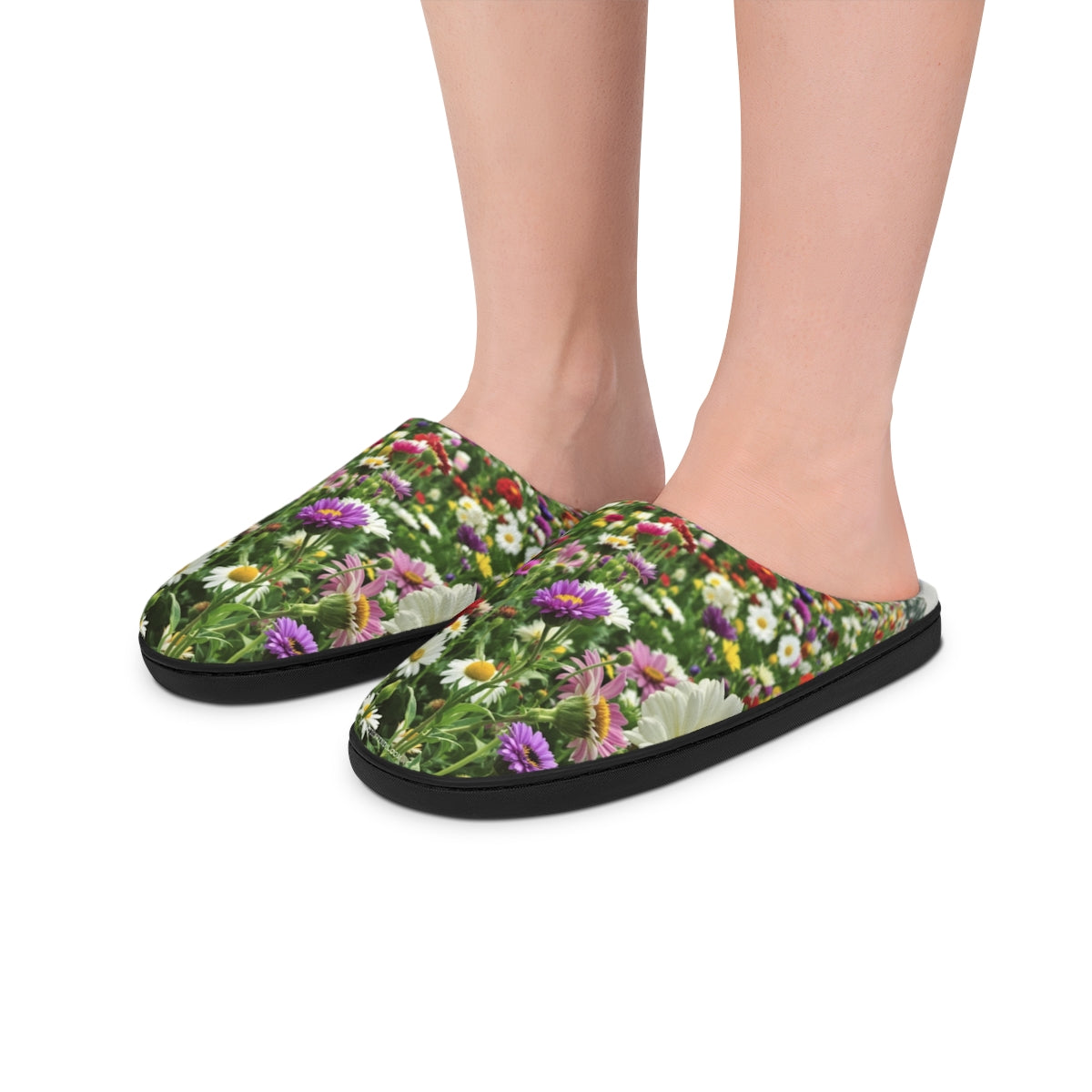 Colorful Floral Pattern Slip-On Shoes