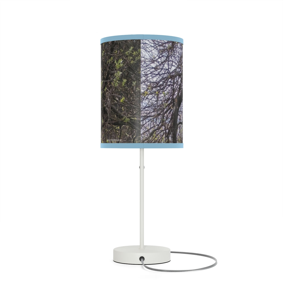 Nature Inspired Desk Lamp with Leafless Tree Design