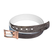 Stylish Grey and White Printed Belt Accessory