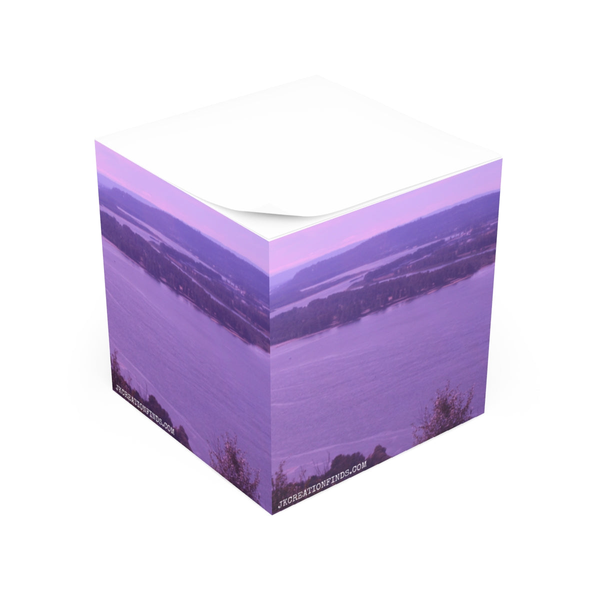 Purple Lake Scenic Water Landscape Design Box