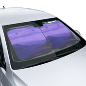 Scenic Mountain and Lake Car Windshield Sun Shade