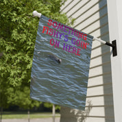 Something Fishy's Goin' On Here Decorative Flag