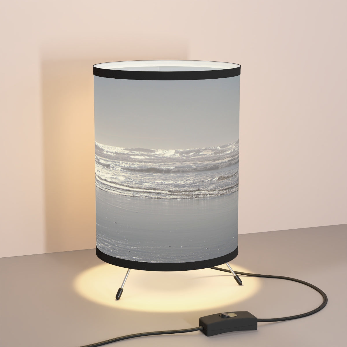 Serene Ocean Waves Illuminating Design Lamp Product