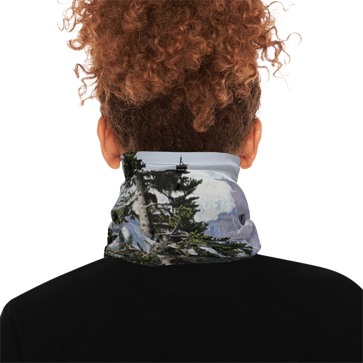 Scenic Mountain Forest Neck Gaiter for Outdoor Activities