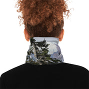 Scenic Mountain Forest Neck Gaiter for Outdoor Activities