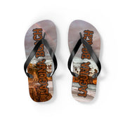 Flip-flops with "LAGUNA BEACH" text and a beach scene.
