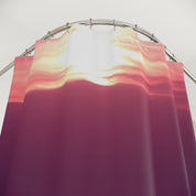 Sunset Horizon Design Shower Curtain Bathroom Decor