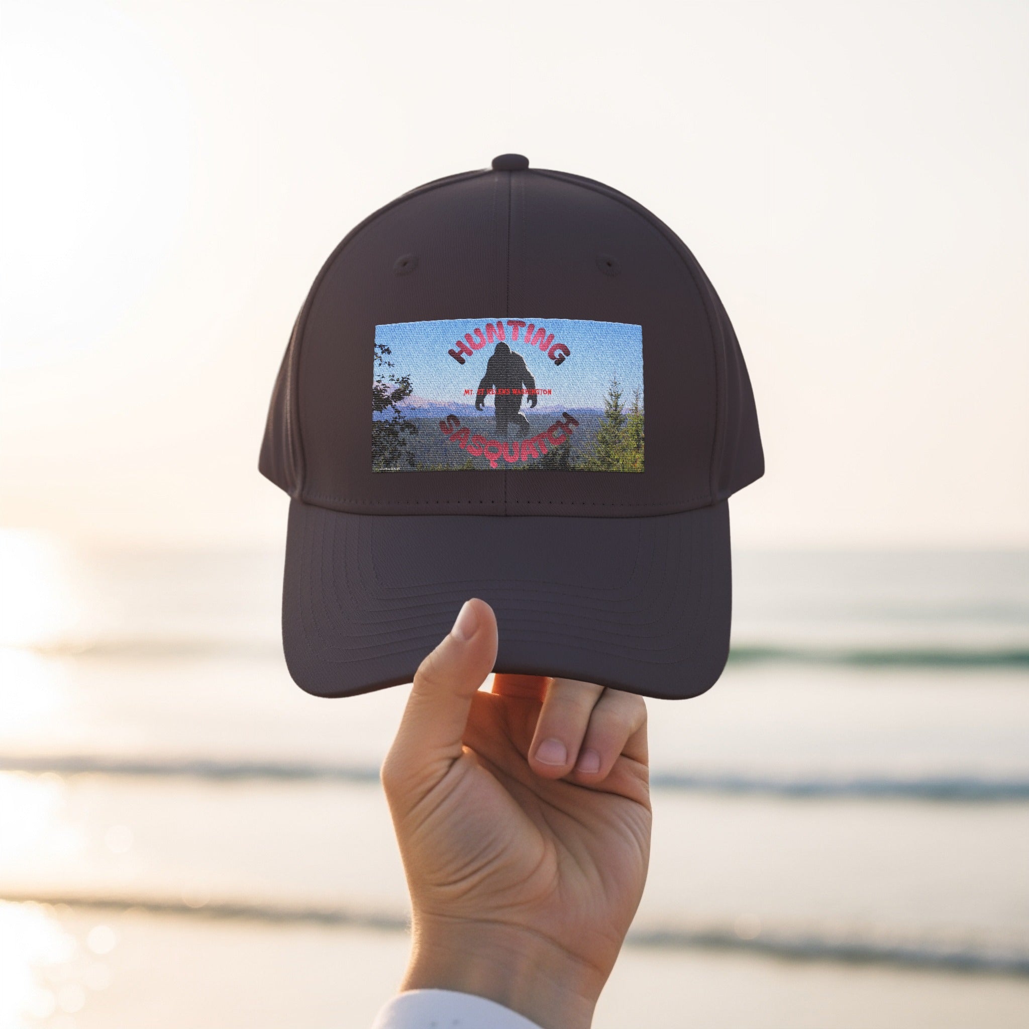 Hunting Sasquatch Embroidered Hat unique product type
