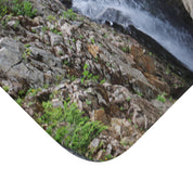 Breathtaking Rocky Terrain with Cascading Water Scene