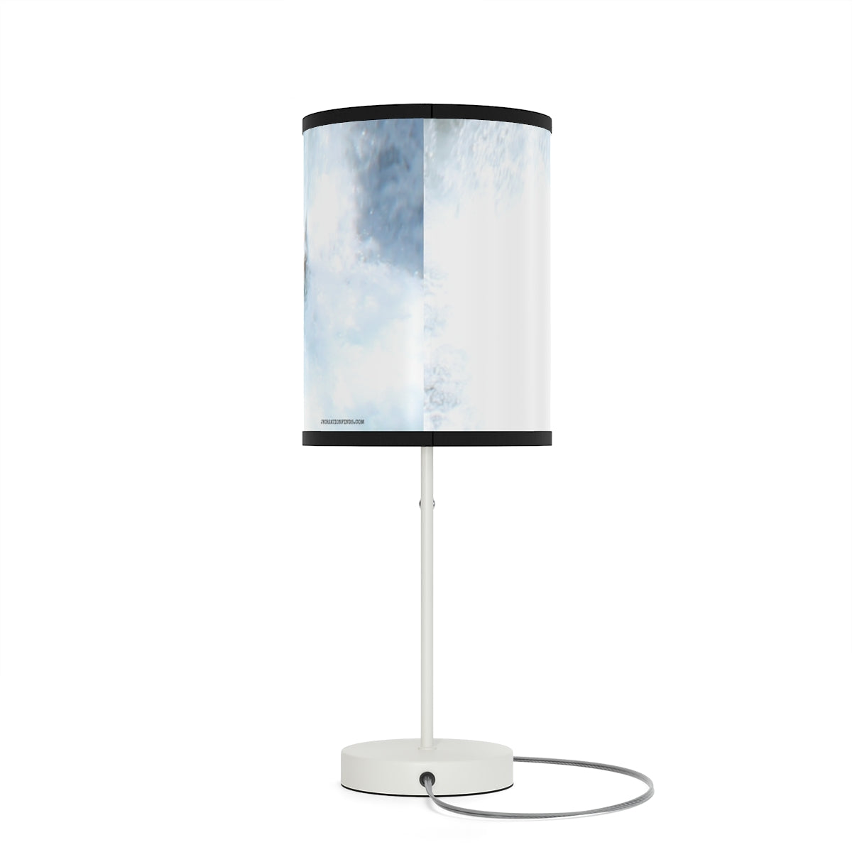 Tranquil Watercolor Inspired Lamp Shade Table Lamp Product