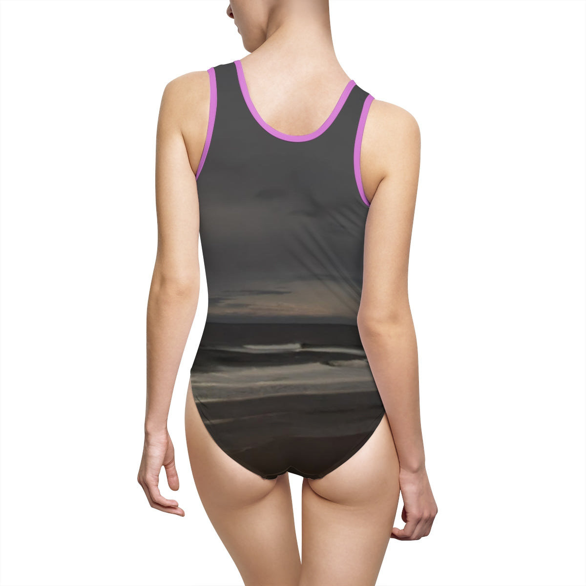 Stunning Ocean Wave Print Women's Swimsuit