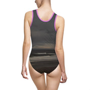 Stunning Ocean Wave Print Women's Swimsuit