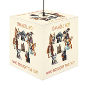 Oh Hell No Who Brought The Cat Dogs Funny Lampshade product type