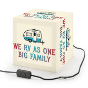 RV Camper We RV As One Big Family Light Cube product type