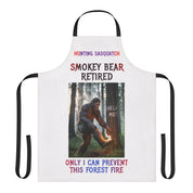 Smokey Bear Retired Bigfoot Forest Fire Apron