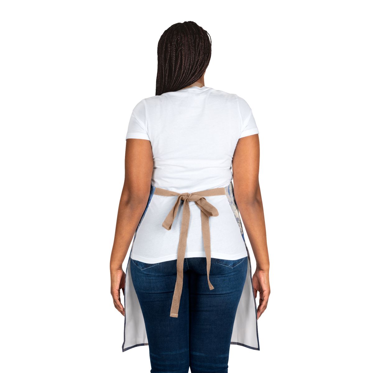 Modern Adjustable Back Tie Comfortable Apron for Women