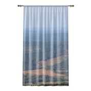 Aerial View Window Curtain, Forest Canopy, Mountains, Nature Inspired Decor, Landscape Curtains, Scenic Window Treatment, Greenery Window