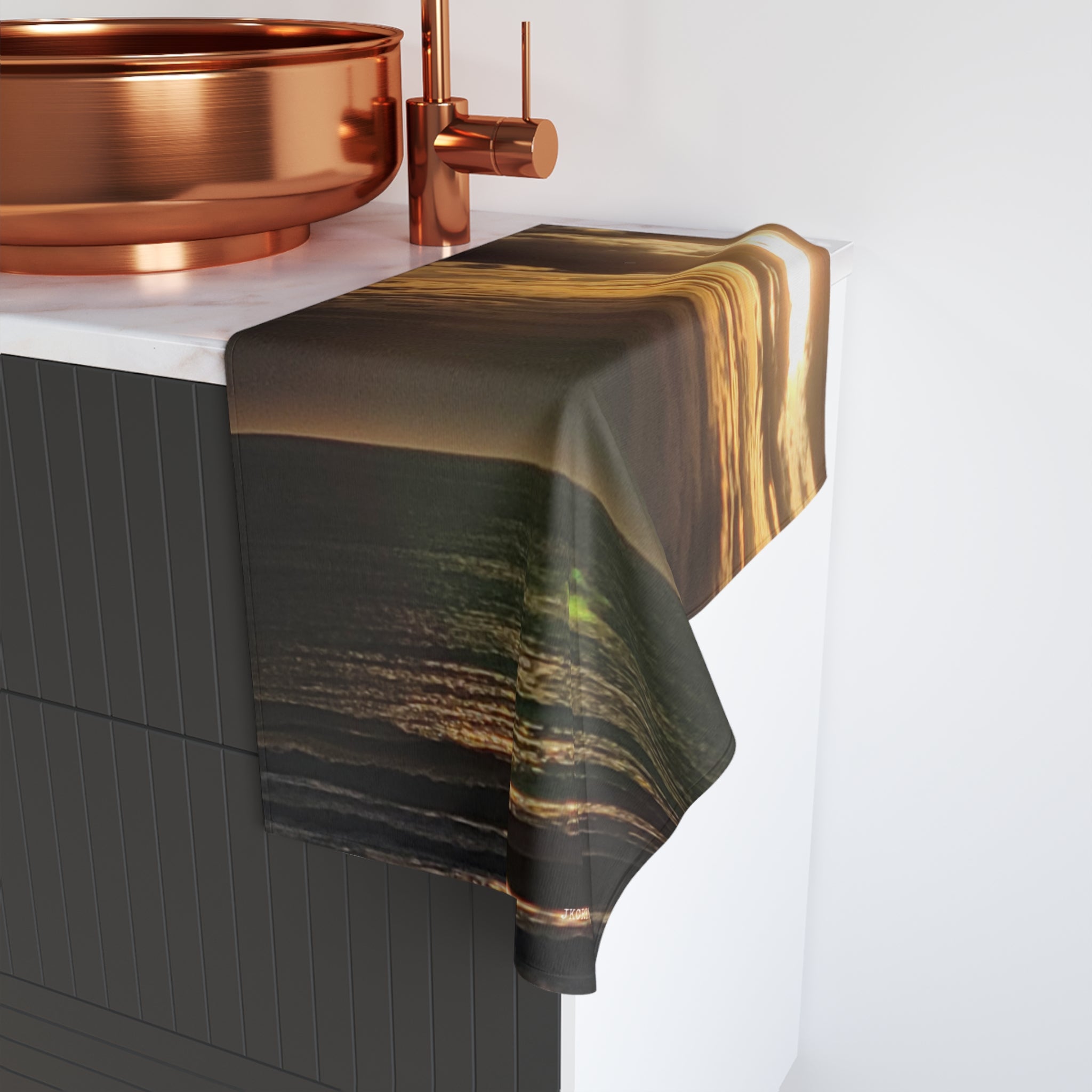 Elegant Sunset Image on Modern Home Decor Product