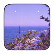 Stunning Coastal View with Foliage Car Sunshade
