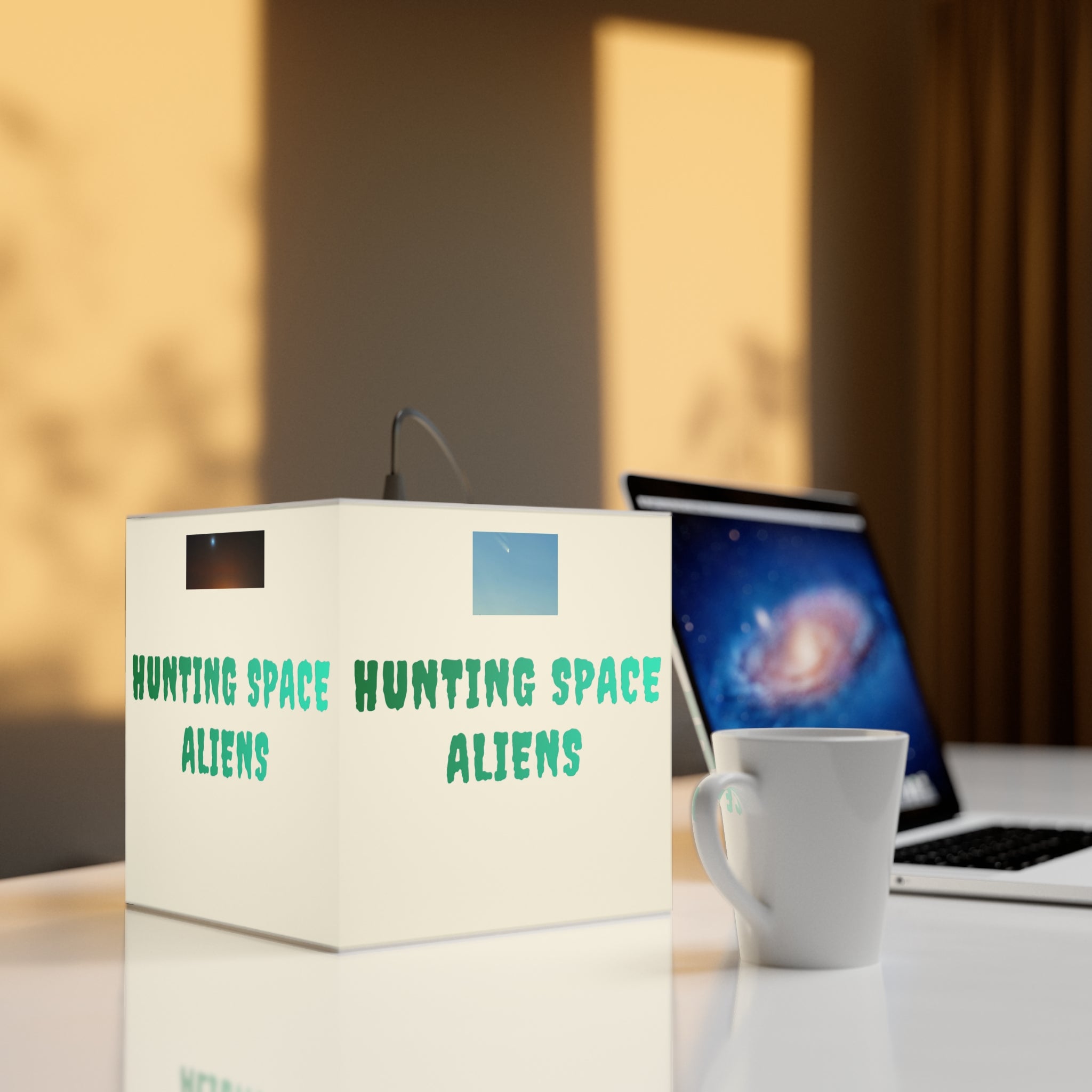 Hunting Space Aliens Printed Light Up Cube product type