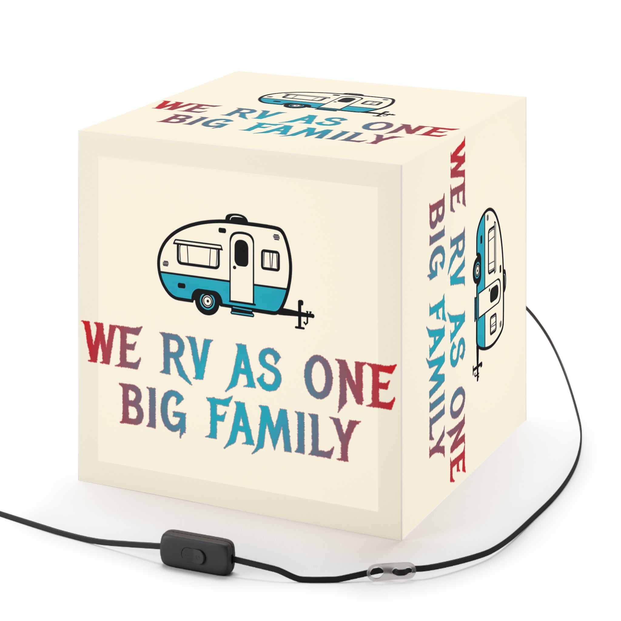 WE RV AS ONE BIG FAMILY Camper Theme Illuminated product type