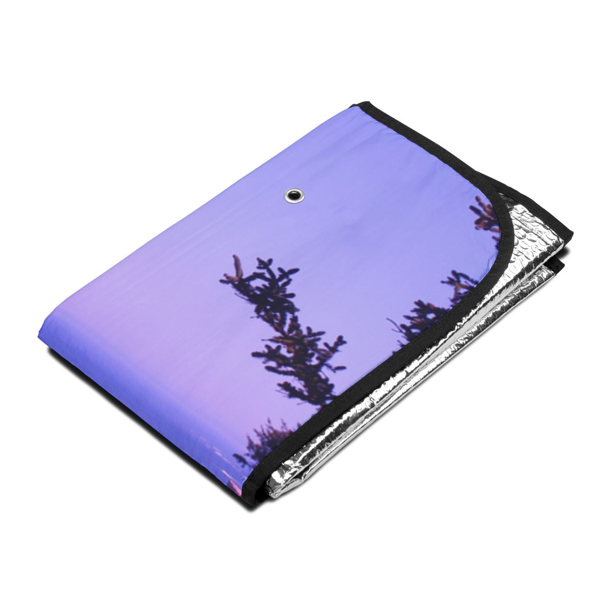 Durable Sunshade with Scenic Tree Print Design