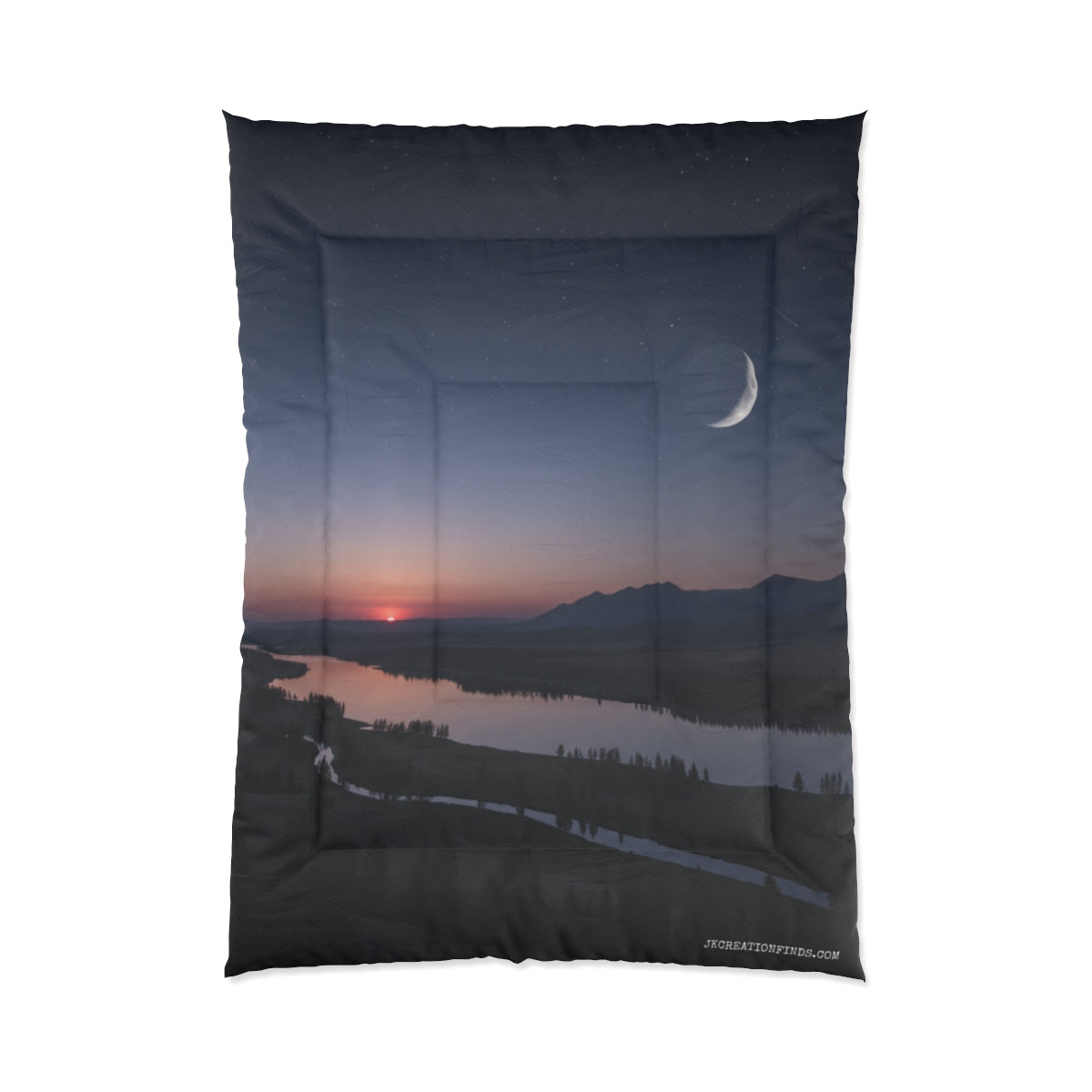 Breathtaking Night Sky and Sunset Scenic Bedding