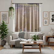 Nature-Inspired Decorative Curtain for Modern Living Room