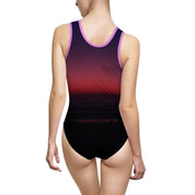 Sunset Ocean View Women's One-Piece Swimsuit