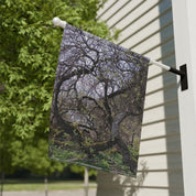 Enchanting Forest Tree Patterned Outdoor Flag