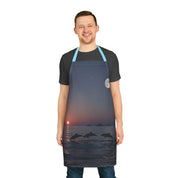 Serenity Night Dolphins Under Moonlit Apron