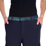 Stylish Blue Abstract Pattern Belt accessory