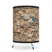 Dragonfly and Rocky Terrain Print Decorative Table Lamp