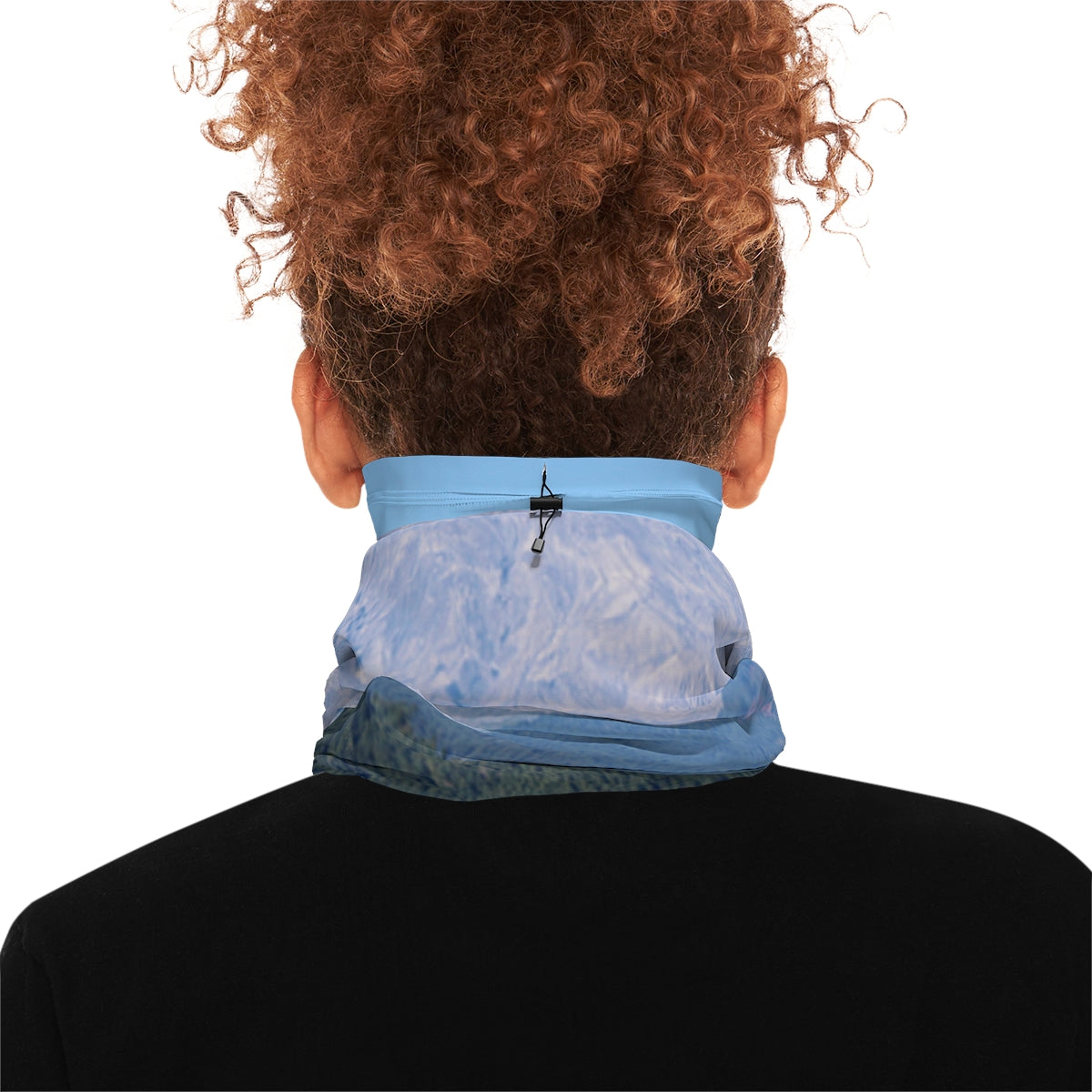 Mountain Landscape Print Neck Gaiter for Outdoor Adventures
