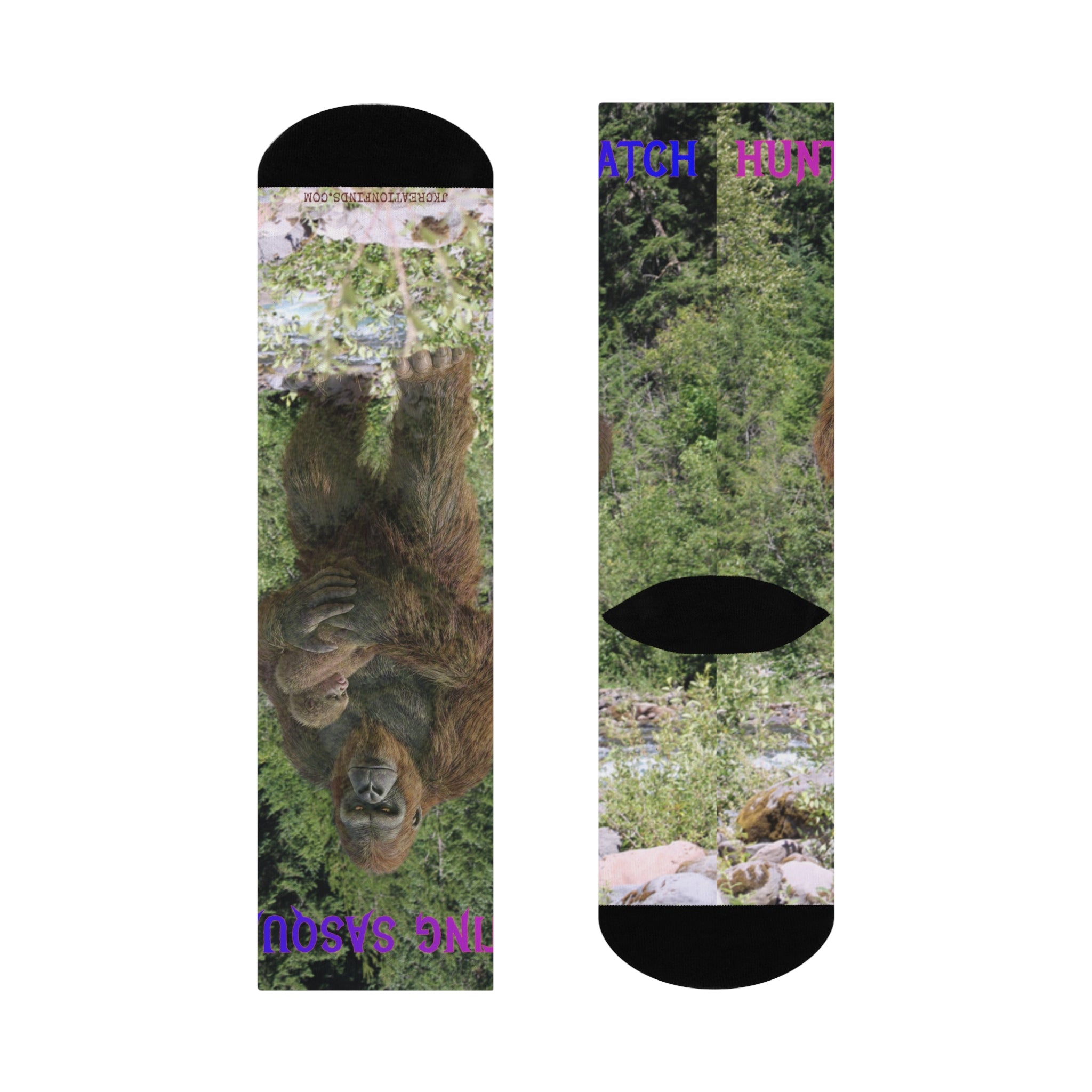 Hunting Season Grizzly Bear Themed Socks product