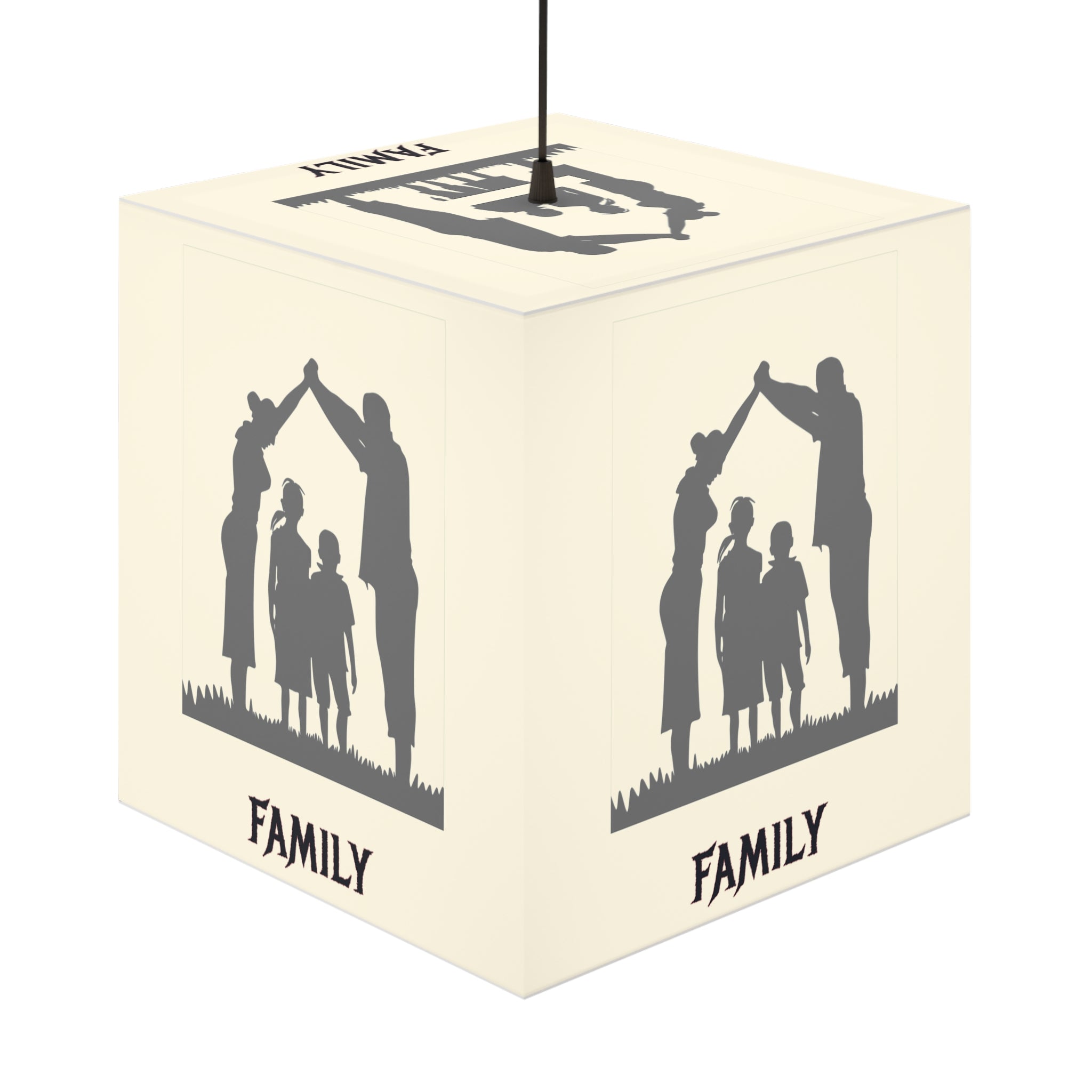 Family Silhouette Cube Light Shade product type